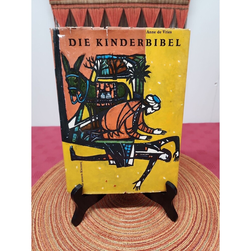 Die Kinderbibel (The Childrens Bible) German Language Edition W Dust Jacket 1964